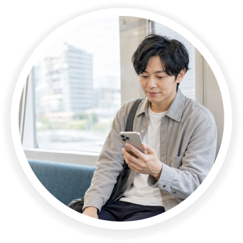 毎日スキマ時間で、アプリでかんたんにポイントが貯まる!